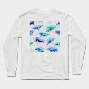 ink whales Long Sleeve T-Shirt